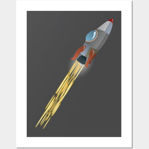 Rocket Blast Off! Wall Art by NearHi